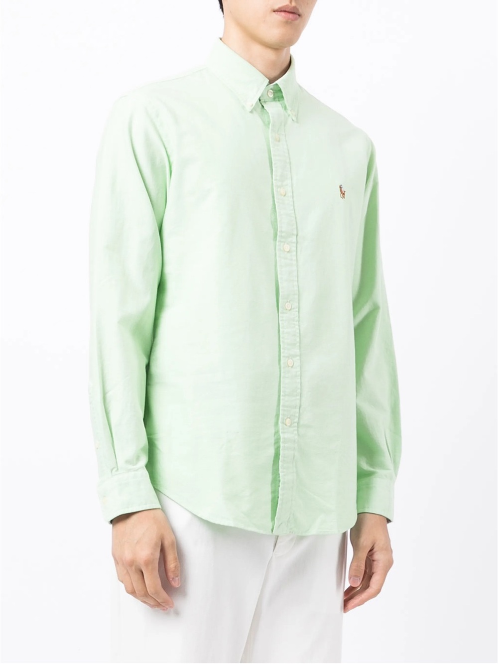 Polo by Ralph Lauren Mint Green Long-Sleeve Button-Down Shirt